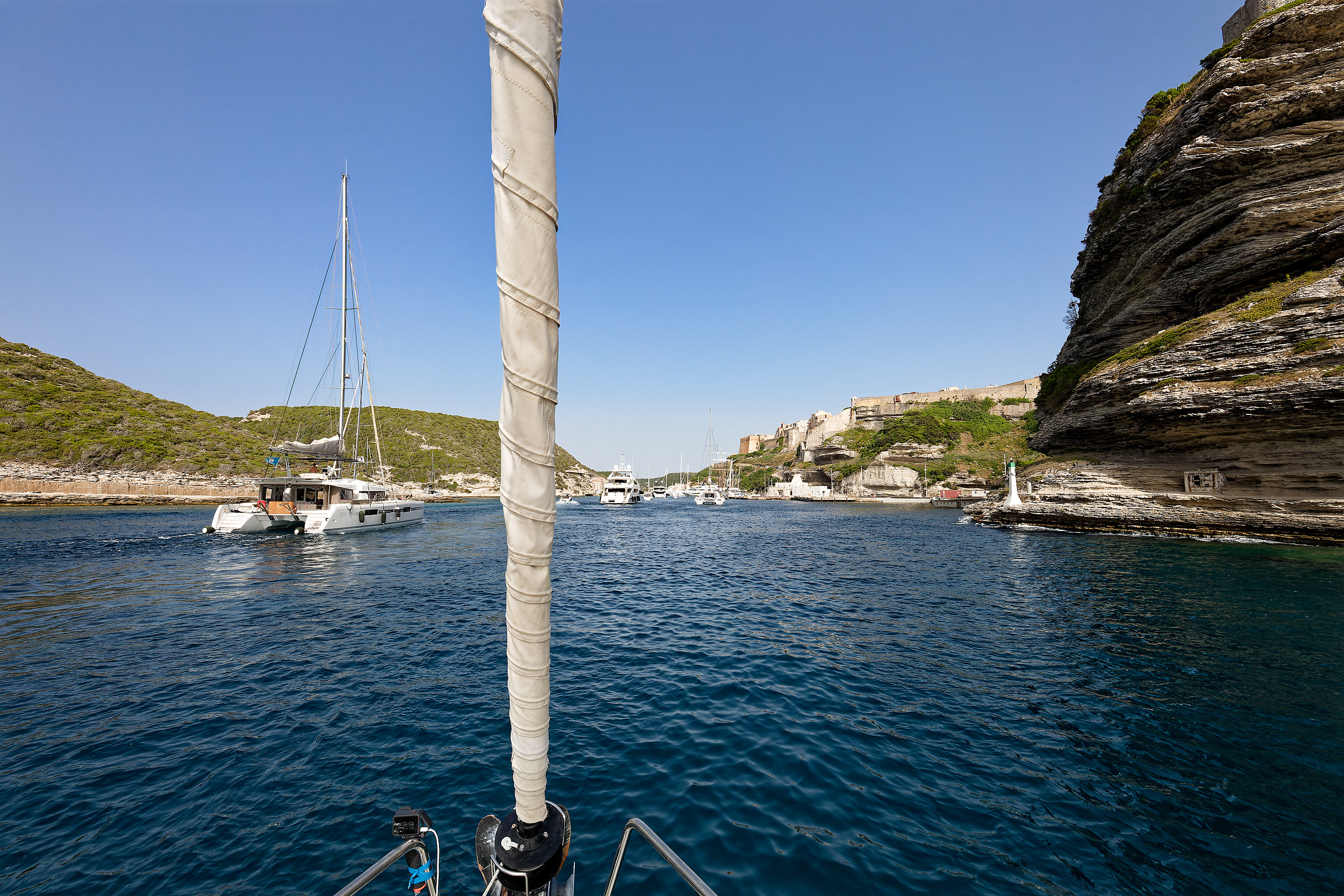 Heading Bonifacio (Korsika)